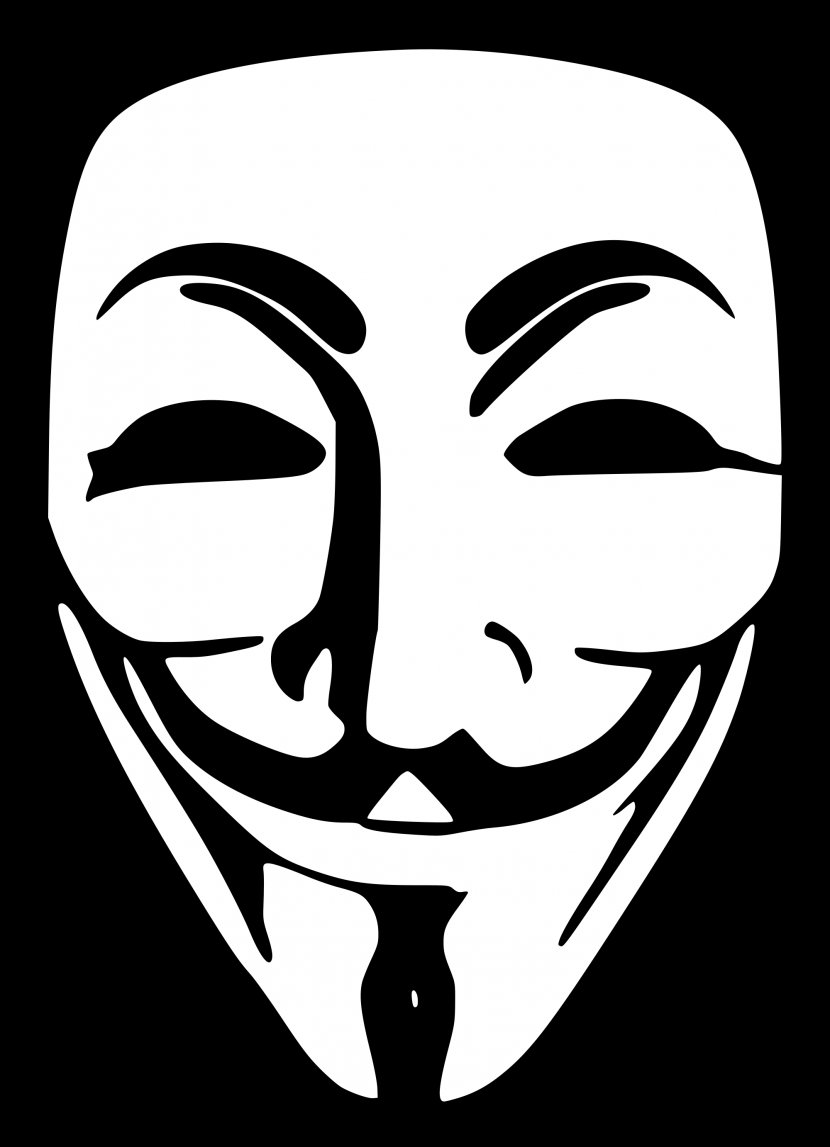 2013 Singapore Cyberattacks Anonymous Security Hacker Group Sticker - Mask Transparent PNG