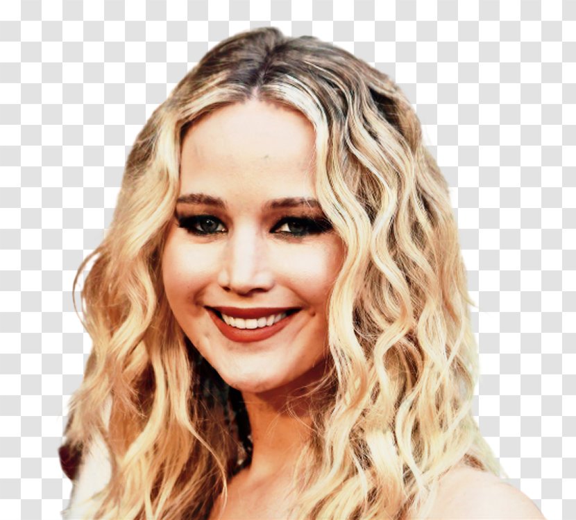 Jennifer Lawrence Blond Red Sparrow Feathered Hair - Black Transparent PNG