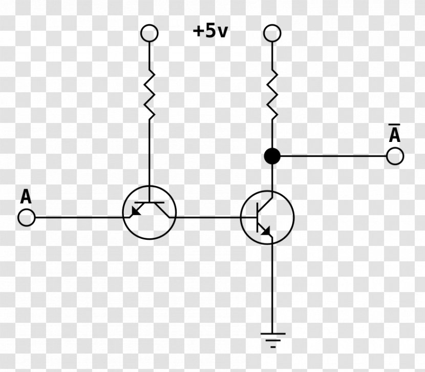 Transistor–transistor Logic Inverter AND Gate Bipolar Junction Transistor - Schottky - Open Transparent PNG