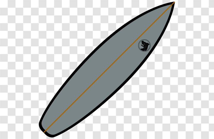 Surfboard Product Design Line - Surfing Equipment And Supplies Transparent PNG