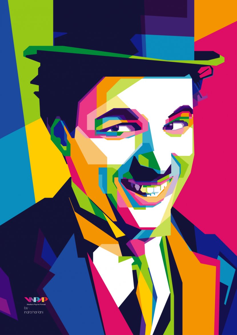 Charlie Chaplin Painting Poster Canvas Film - Deviantart Transparent PNG