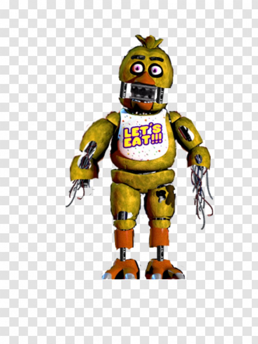 Image Man / Robot Five Nights At Freddy's Photography - Sticker - Withered Sign Transparent PNG