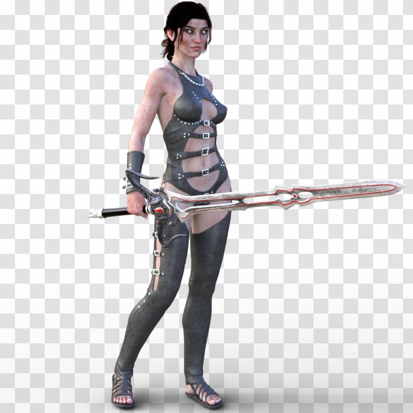 Sword Shoulder Hip KBR - Warrior Woman Transparent PNG