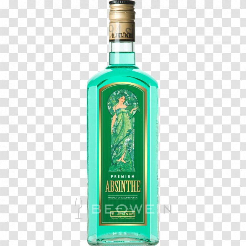 Distilled Beverage Becherovka Absinthe Common Wormwood Liqueur - Alcoholic Drink - Coriander Transparent PNG