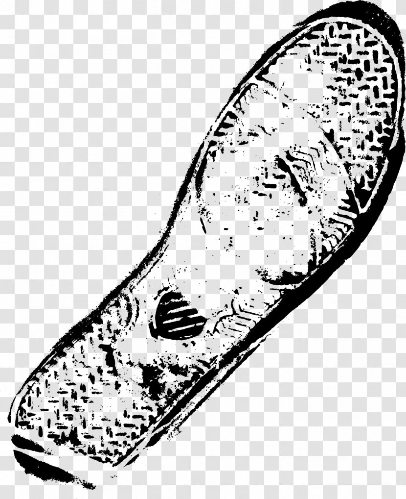 Shoe Footprint Footwear Sneakers Clip Art - Boot Transparent PNG