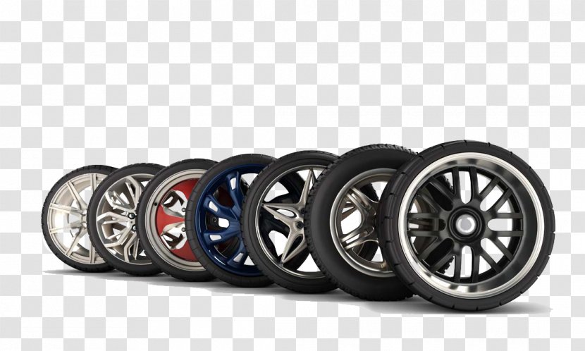Car Radial Tire Rim Wheel - Flat - Tires Transparent PNG