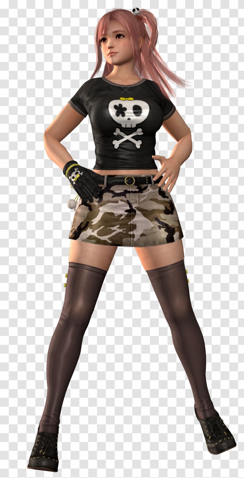 Dead Or Alive 5 Last Round Death DOA: Momiji - Silhouette - Tekken Transparent PNG