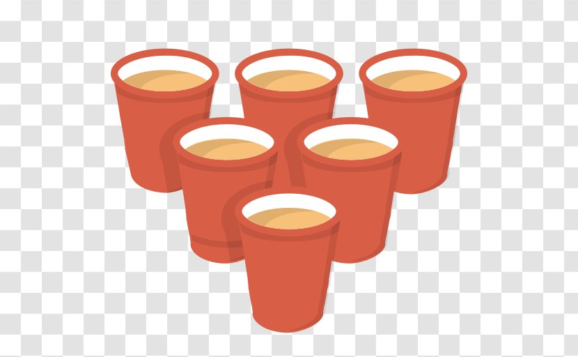 Beer Pong Alcoholic Drink College - Coffee Cup Transparent PNG