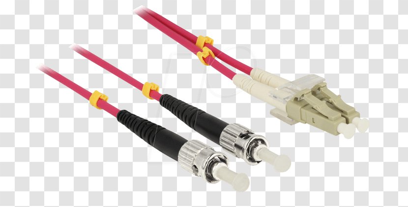 Multi-mode Optical Fiber Patch Cable Connector Electrical - Information - Coaxial Transparent PNG