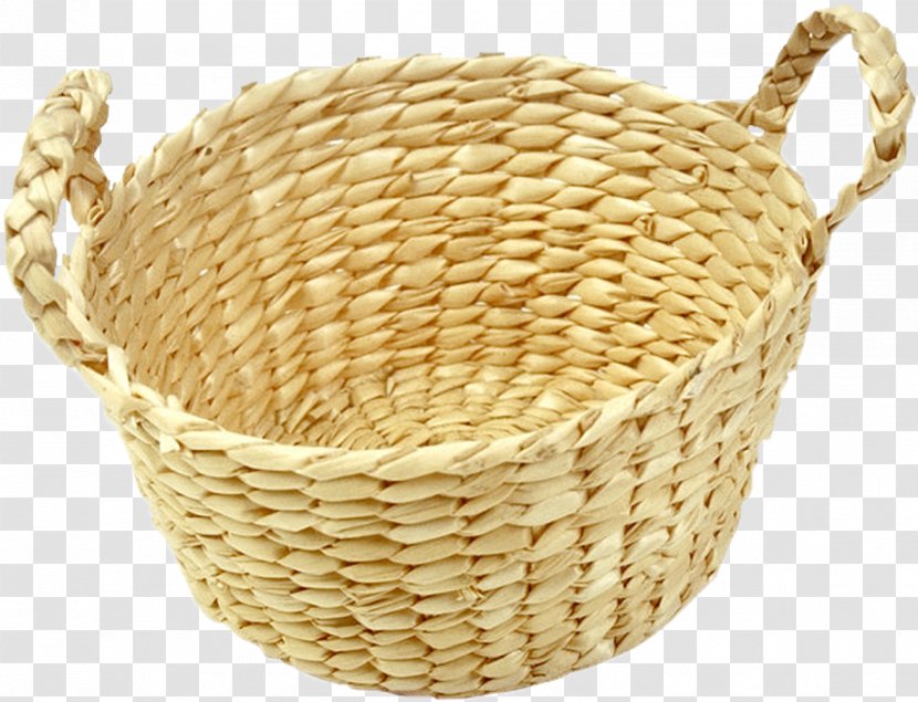 Basket Wicker Bamboe Rattan - Digital Image Transparent PNG