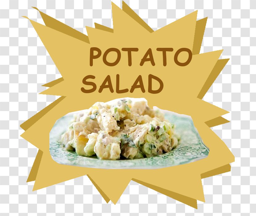 Vegetarian Cuisine Potato Salad Side Dish Food - Dip Transparent PNG