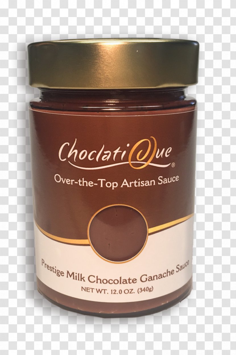 Ganache Fudge Praline Cream Milk - Chocolate Sauce Transparent PNG