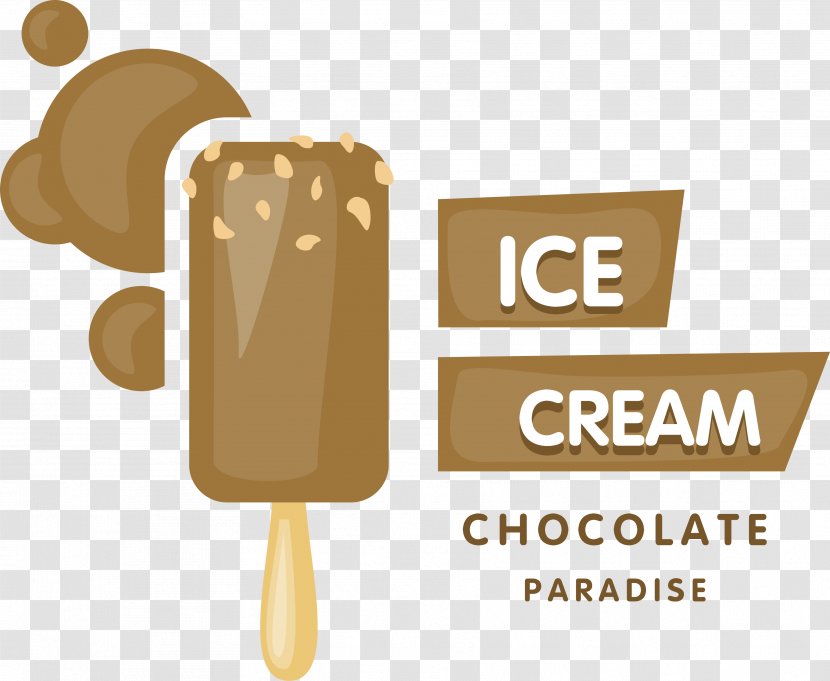 Chocolate Ice Cream Cone Cake - Summer Transparent PNG