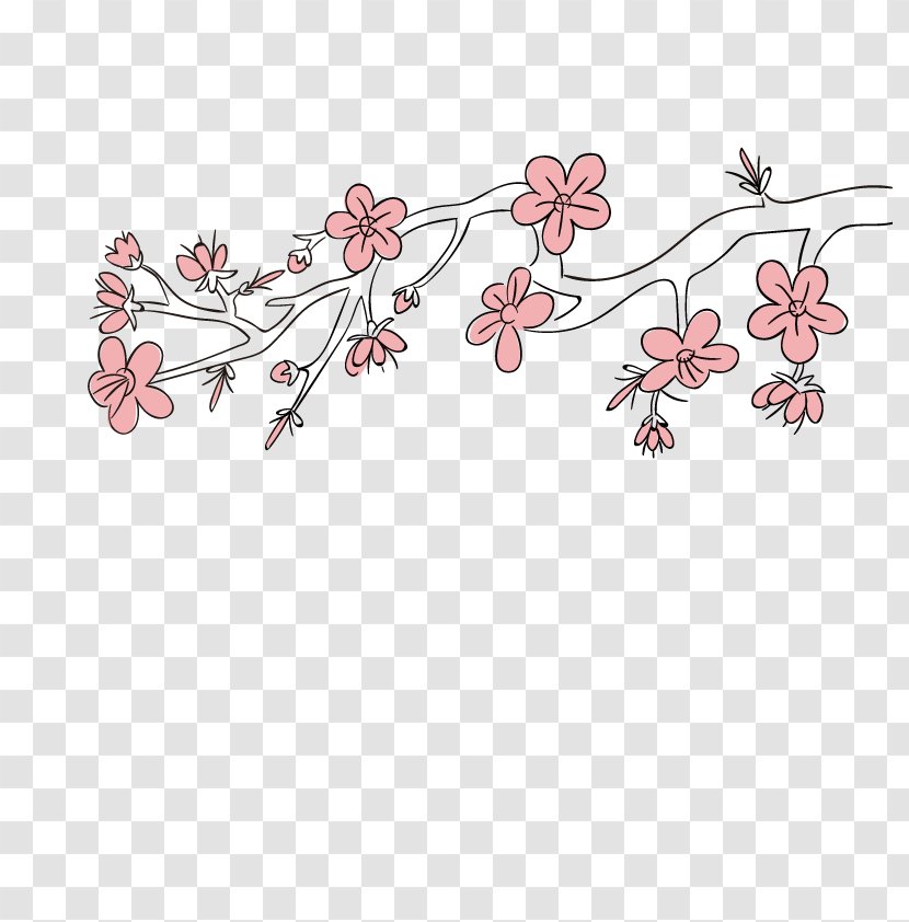 Japan Cherry Blossom - Flower - Vector Japanese Transparent PNG