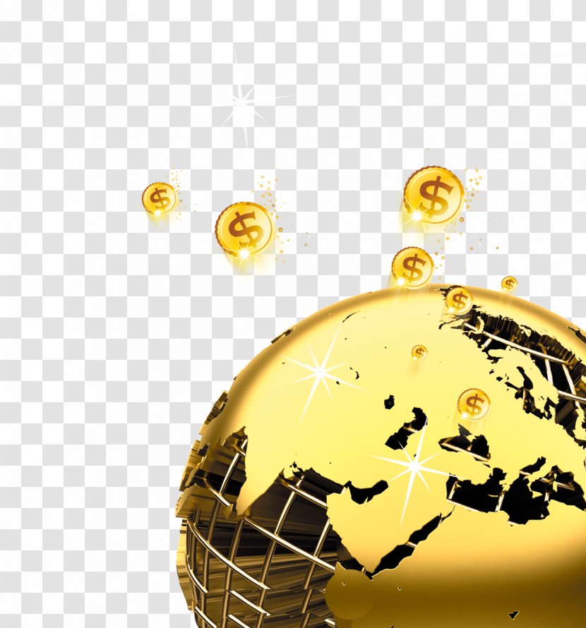 Tencent Clip Art - Yellow - Golden Globe Transparent PNG