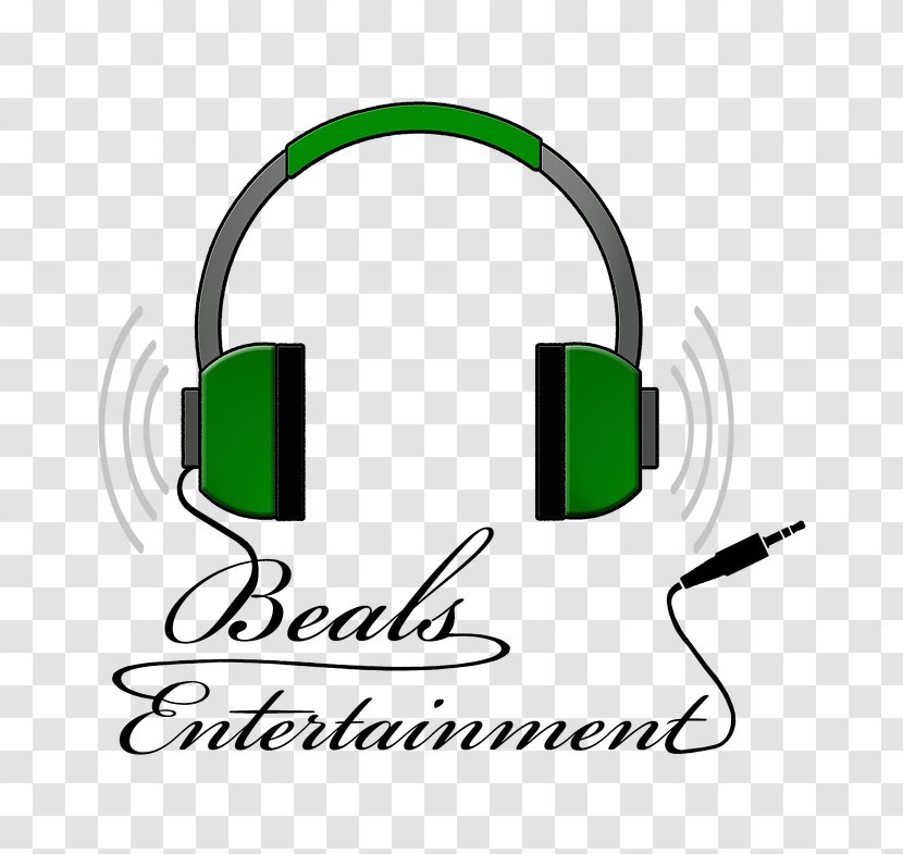 Green Headphones Gadget Logo Audio Equipment - Technology Transparent PNG