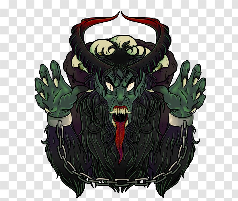 Krampus Sticker Demon Drawing Christmas Day Transparent PNG