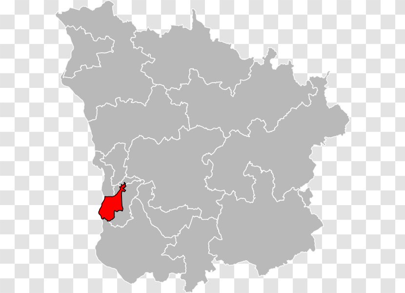 Agence Locale De L'Energie Et Du Climat La Nièvre Arrondissement Of Nevers Map Clip Art Transparent PNG