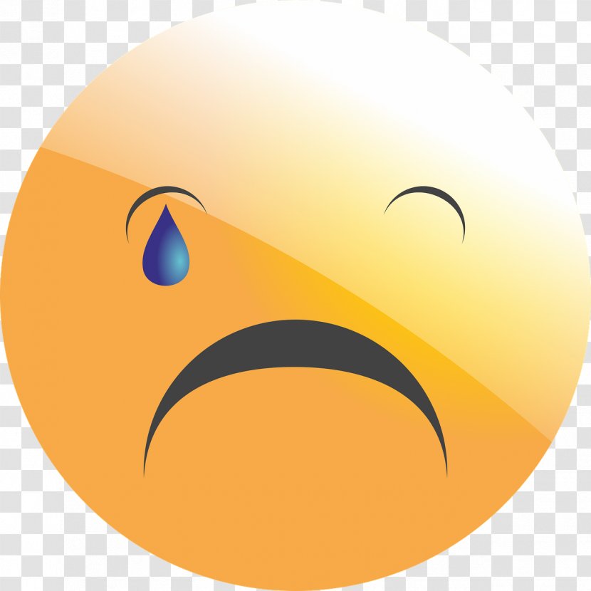 Smiley Emoticon Desktop Wallpaper Clip Art - Crying Transparent PNG