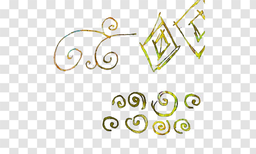 Clip Art Body Jewellery Number Angle - Yellow Transparent PNG