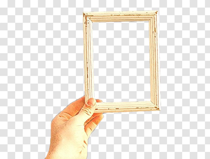 Rectangle Picture Frames Wood Design - Mirror - Brass Finger Transparent PNG