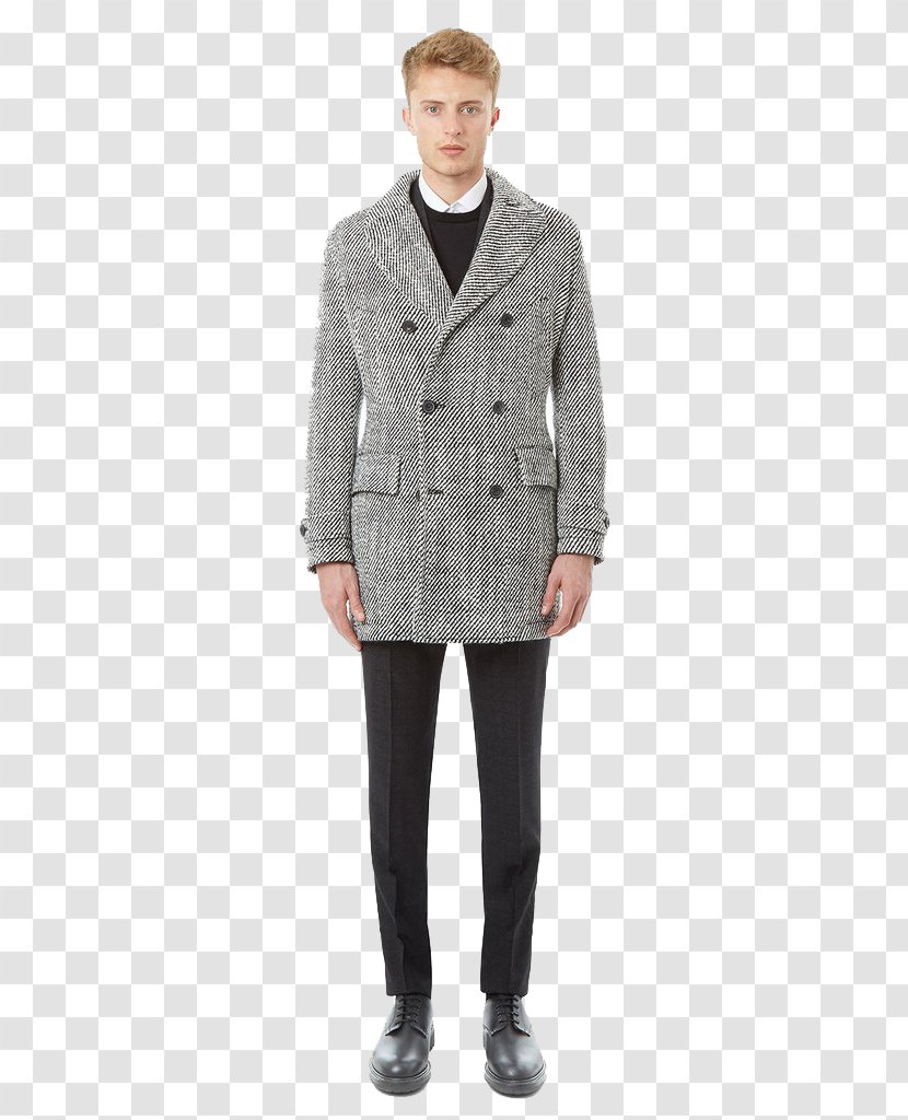 Blazer Duffel Coat Pea Overcoat - Outerwear - Bangles Cartoon Transparent PNG