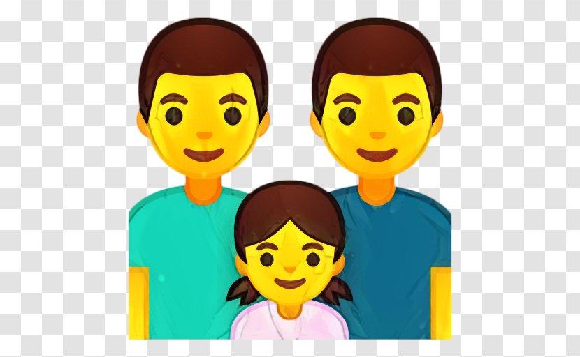 Happy Family Cartoon - Style Conversation Transparent PNG