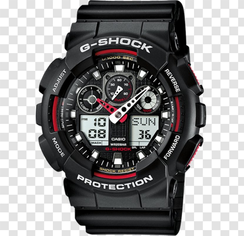 G-Shock GA100 Casio Shock-resistant Watch - Jewellery Transparent PNG