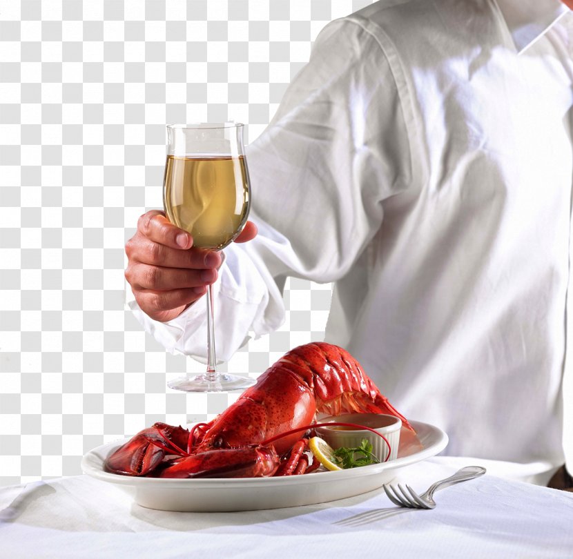 Torrontxe9s Red Wine White Seafood - Food - Lobster Cuisine Transparent PNG