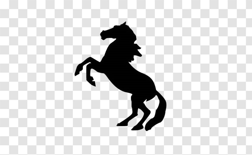 Unicorn Cartoon - Animal Figure - Blackandwhite Mare Transparent PNG