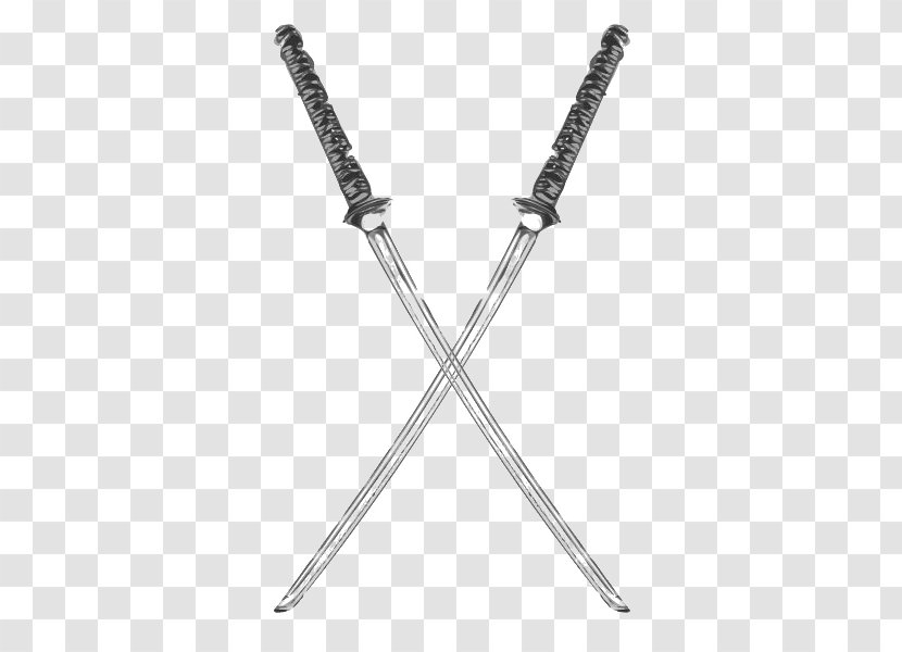 Leonardo Katana Drawing Sword - Cartoon - Samurai Transparent PNG