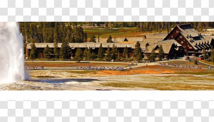 Old Faithful Inn Yellowstone Caldera Lodge Park - United States Transparent PNG
