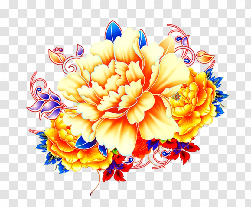 Chrysanthemum Indicum Floral Design Flower Gratis - Cut Flowers Transparent PNG