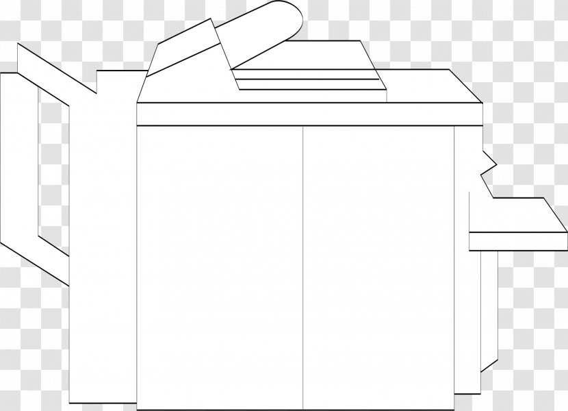 Paper Printer Dot Matrix Printing - White Transparent PNG