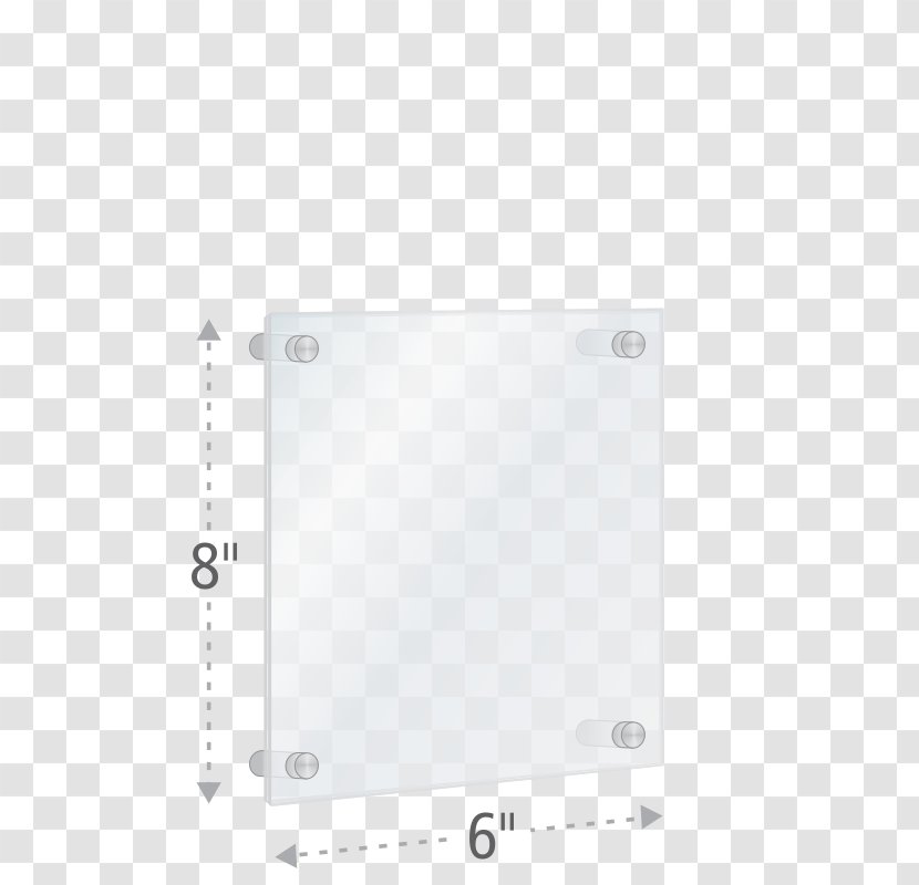 Rectangle Product Design - Hardware - Acrylic Frame Transparent PNG