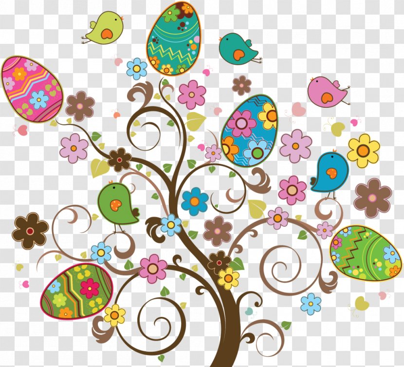 Easter Bunny Egg Tree Clip Art - PASQUA Transparent PNG