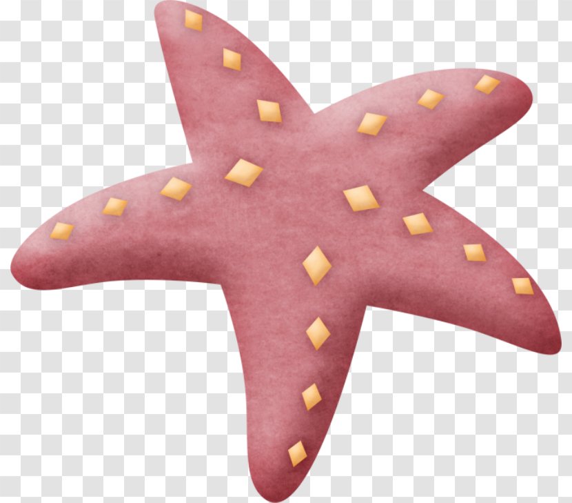 Starfish Orange Drawing Red - Pink - And Transparent PNG