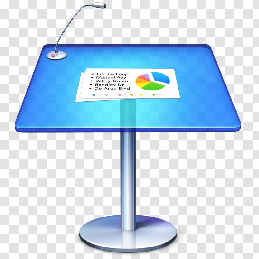 Keynote IWork Apple Macworld - Table Transparent PNG