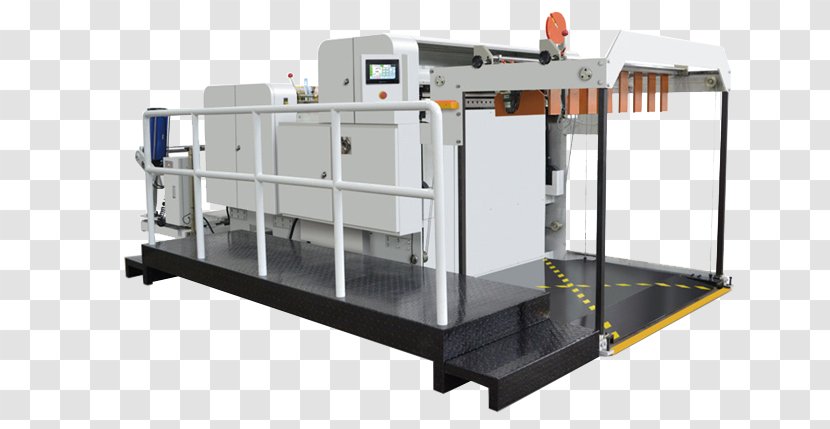 Machine Paper Die Cutting Roll Slitting - Kraft Transparent PNG