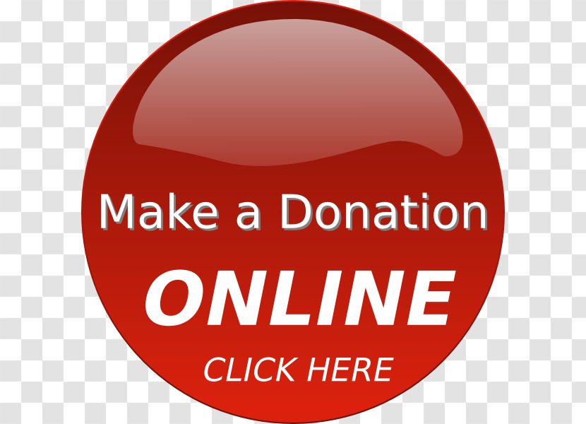 Donation Button Heart Clip Art - Red - Donate Transparent PNG