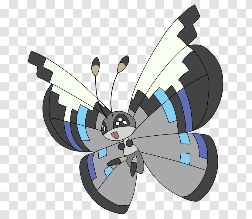 Butterfly Pokémon Sun And Moon X Y ポケモンの一覧 - Membrane Winged Insect Transparent PNG