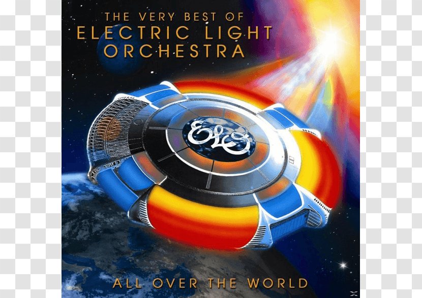 All Over The World: Very Best Of Electric Light Orchestra Album Phonograph Record - Rock Transparent PNG