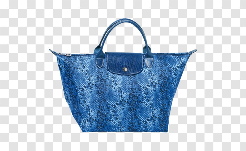 Tote Bag Blue Handbag Longchamp Pliage - Shop Transparent PNG