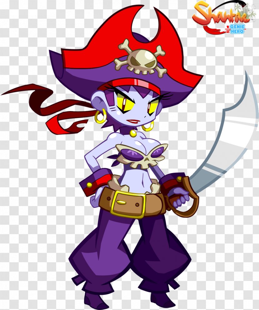 Shantae: Half-Genie Hero Risky's Revenge Shantae And The Pirate's Curse Nintendo Switch - Cartoon Transparent PNG