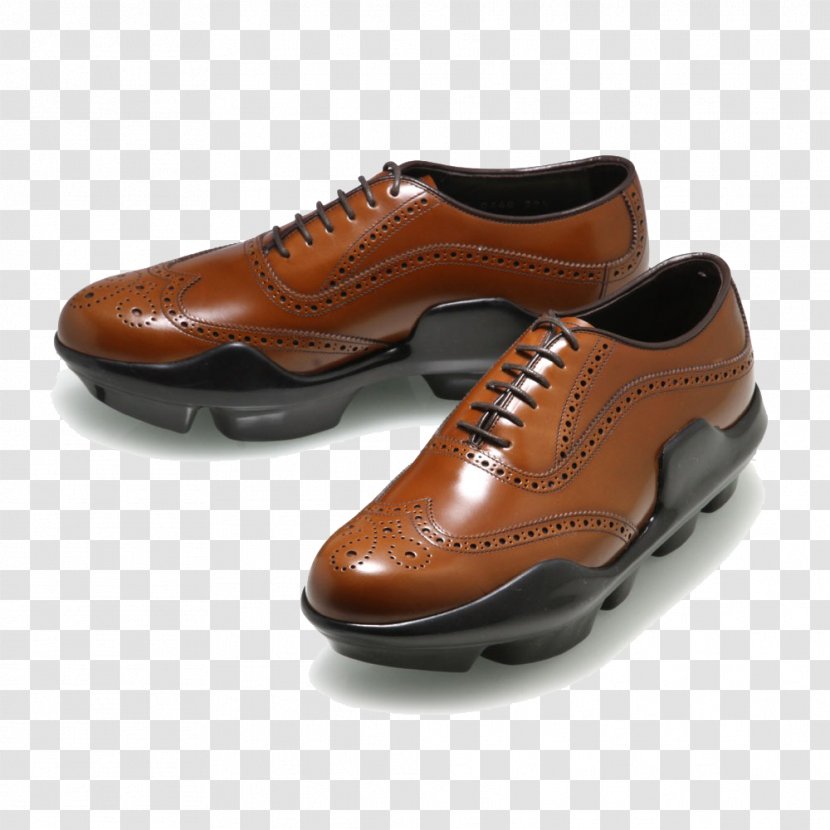 Oxford Shoe Leather Dress - Brown - Bullock Carved Shoes Men's Transparent PNG