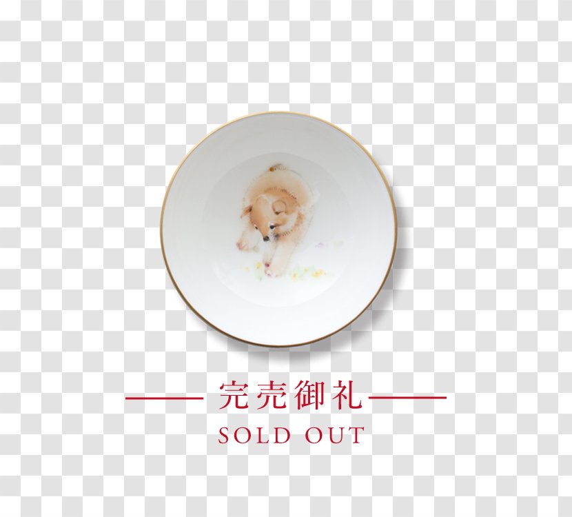 Porcelain Text Messaging - Tableware - Hand Painted Style Transparent PNG