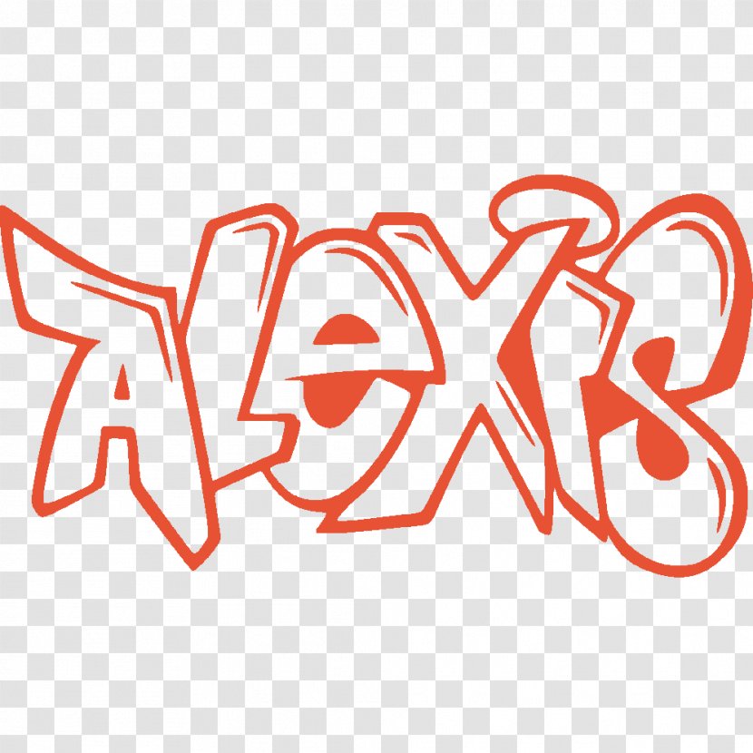 Graffiti Illustration Text Sticker Graphic Design - Alexis Ren Transparent PNG