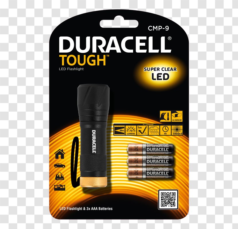 Flashlight Duracell Light-emitting Diode Lighting - Cree Inc - Light Transparent PNG