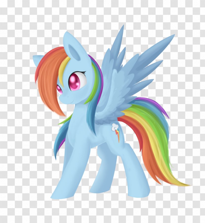 My Little Pony Rainbow Dash Fluttershy Horse - Tail - Pegasus Hair Transparent PNG