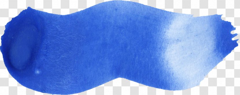 Watercolor Painting Transparency File Format Brush - Cobalt Blue - Free Paint Stroke Transparent PNG